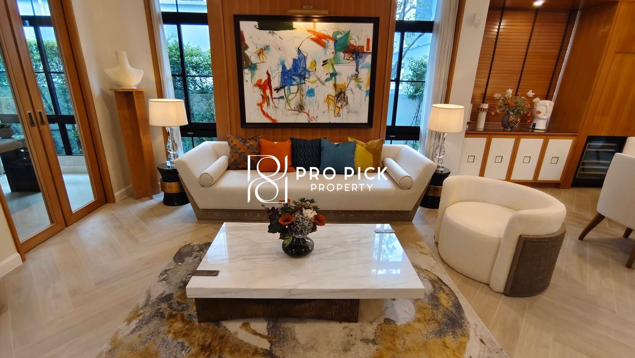 For Rent Detached House Nantawan Rama 9 New Krungthep Kreetha Saphan Sung PP-00278 photo 2